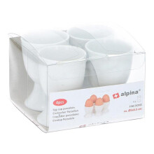 Alpina Egg Cup White 4pcs