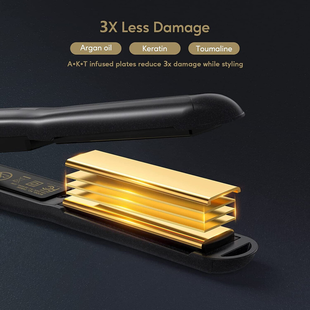 Mini hair straighteners for short hair discount