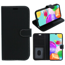 (BLACK) Fonejacket For Samsung Galaxy S22 5G Phone Case, Cover, Flip Wallet, Folio, Leather /Gel