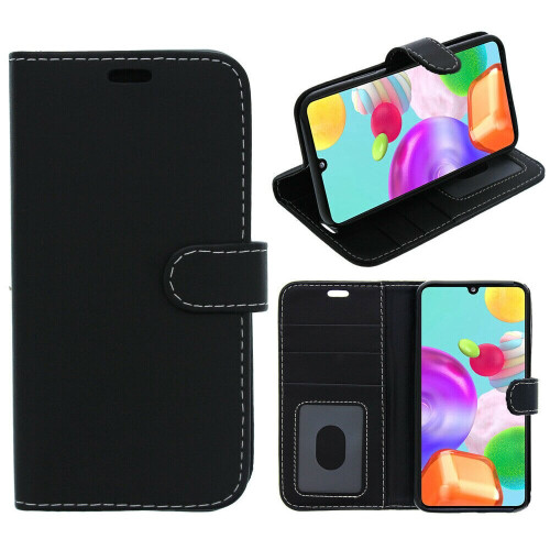 (BLACK) Fonejacket For Samsung Galaxy S22 5G Phone Case, Cover, Flip Wallet, Folio, Leather /Gel