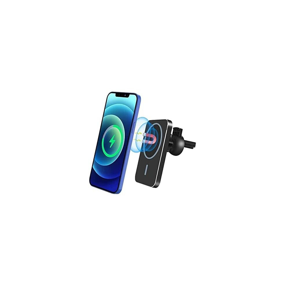 Magnetic Fast Car Charger Mount 15W Wireless Magsafe Iphone 12/ Iphone 12 Pro/Iphone 12 Pro Max/Iphone 12 Pro Mini/Iphone 13/... 793072298542