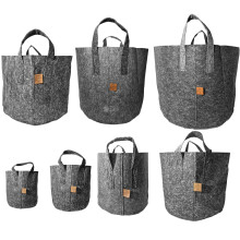 (56 Litre, 1) Elixir Gardens Grey Fabric Root Plant Pot Reusable Pouch Hydroponics Container Grow Bag | 12L 16L 22L 30L 39L 56L 78L | Quantities 1 - 10