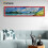 (Red, 22x9 Inch) Panoramic Size Thin Matt Red Picture Frame Wall Art Frames Flat Wooden Effect Poster Frame 1