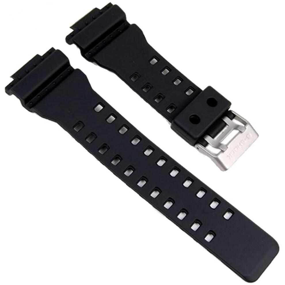 Casio GA-100 Black resin watch strap