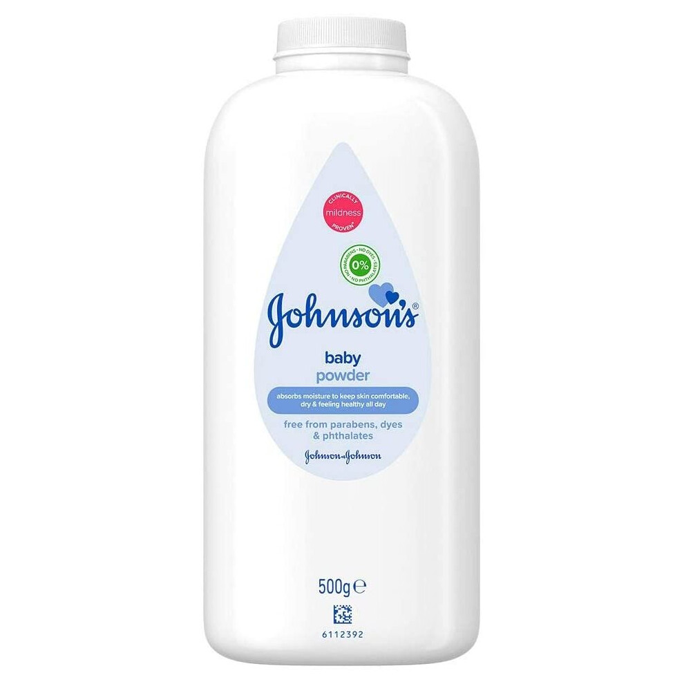 Johnson's Baby Powder 500g (Case of 6) by Johnson's