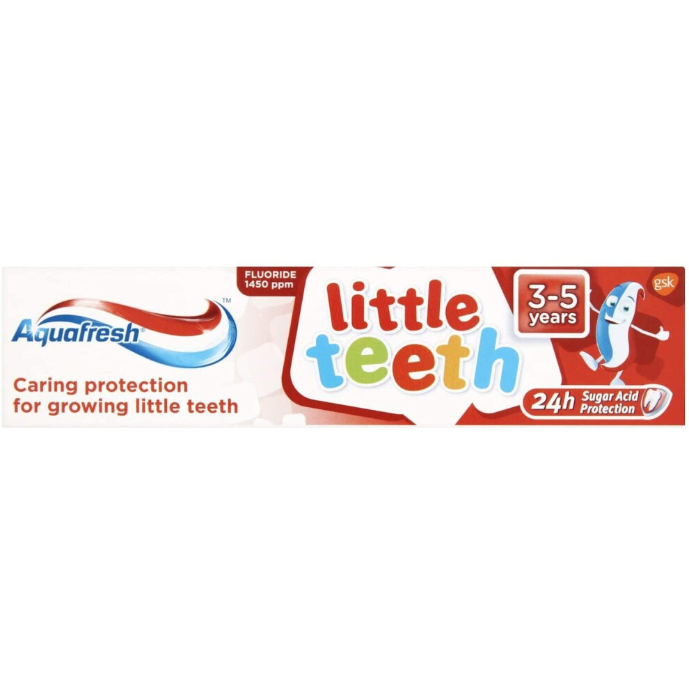 Aquafresh Kids Toothpaste Little Teeth 3-5 Years 50 ml