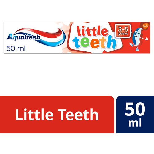 Aquafresh Kids Toothpaste Little Teeth 3-5 Years 50 ml 2