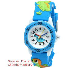 Mixe Waterproof 3D Cute Cartoon Digital Silicone Wristwatches Time Teacher Gift for Little Girls Boys Kids Children ME259