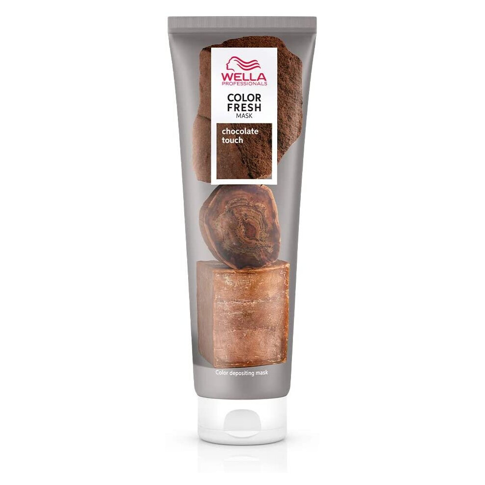 Wella Professional Color Fresh Mask, Temporary Color Refresh Treatment, Chocolate Touch, 150 ml
