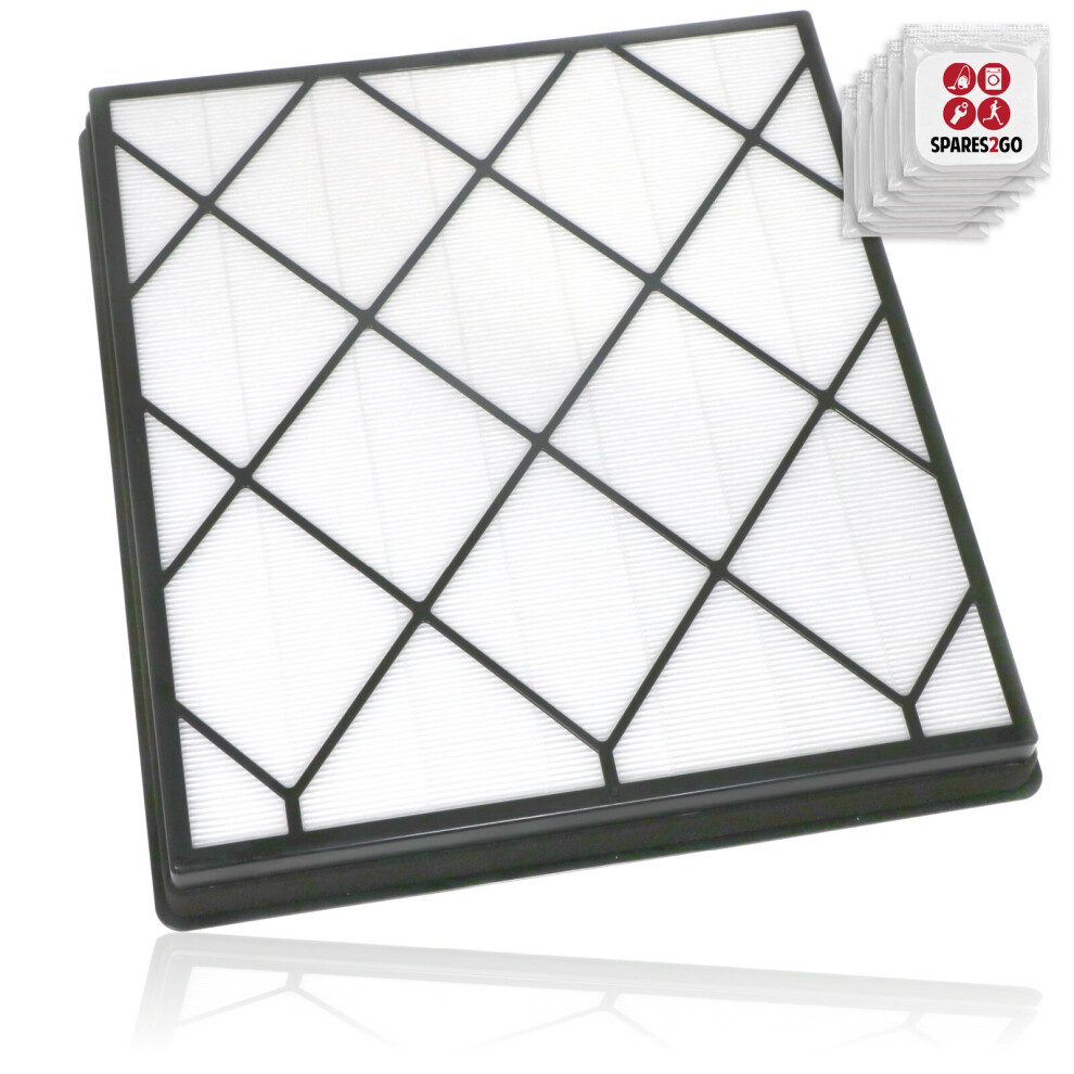 Spares2go Purifier Filter For Shark He400uk Air Purifier 4 Hepa He400 Replacement + Fresh