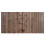 (Height 2ft (60cm) x Width 6ft (1828mm), Without Capping) Closeboard / Feather Edge Fence Panel Brown 8