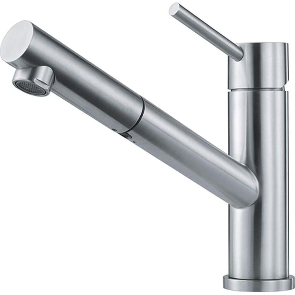 Franke Kitchen Sink tap Made Pull-Out spout Orbit-Stainless Steel 115.0569.461, Grey