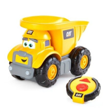 Camion benne radiocommandé - CATERPILLAR - 82454 - 25 cm - Télécommande volant - Pour enfants 2-5 ans