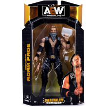 AEW Unrivaled Series 5 Hangman Adam Page Action Figure with Vest, Bandana, Beer Mug, Shot Glass & Finger Gun