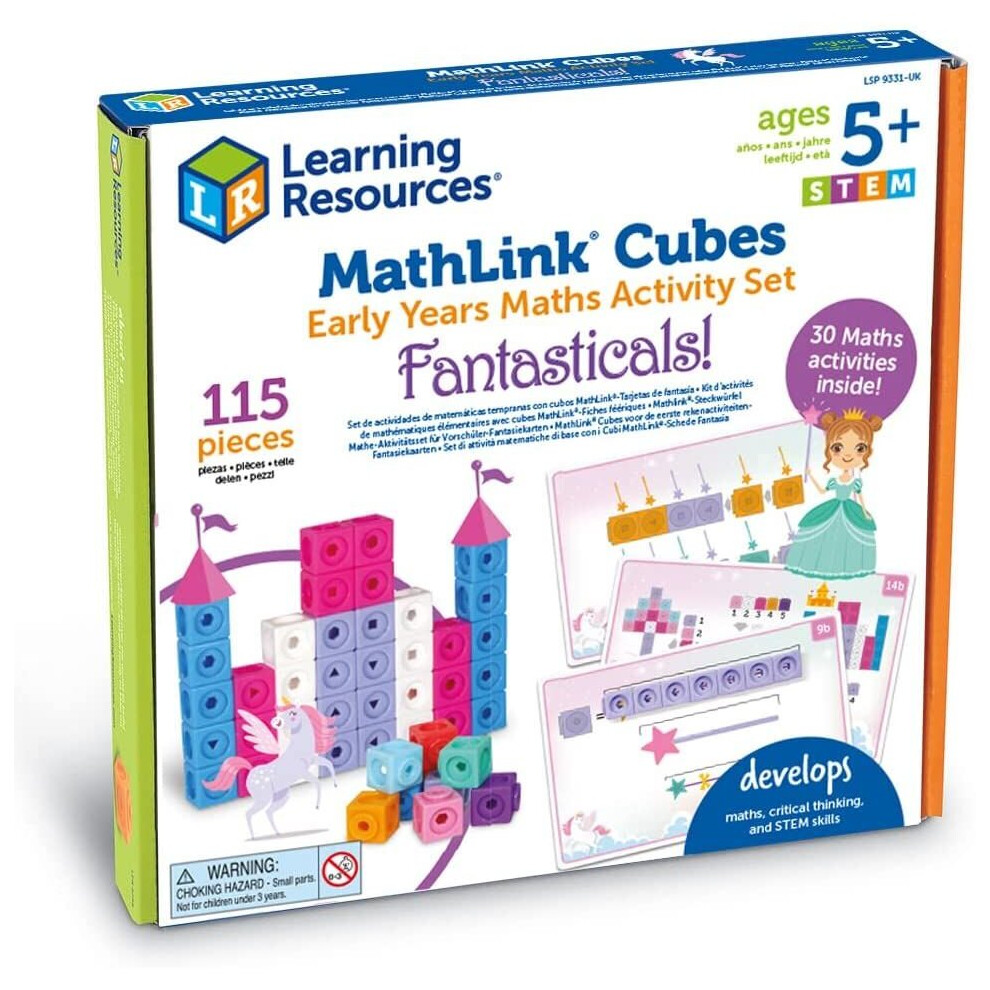 Learning Resources Mathlink Cubes Early Maths Activity Set : Fantasticals