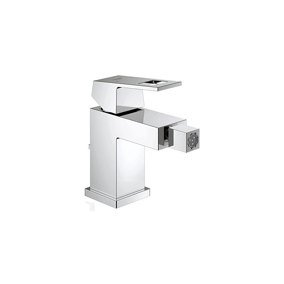 GROHE 23138000 Eurocube Bidet Tap (Pop-Up Waste and Ball-Joint Spout)