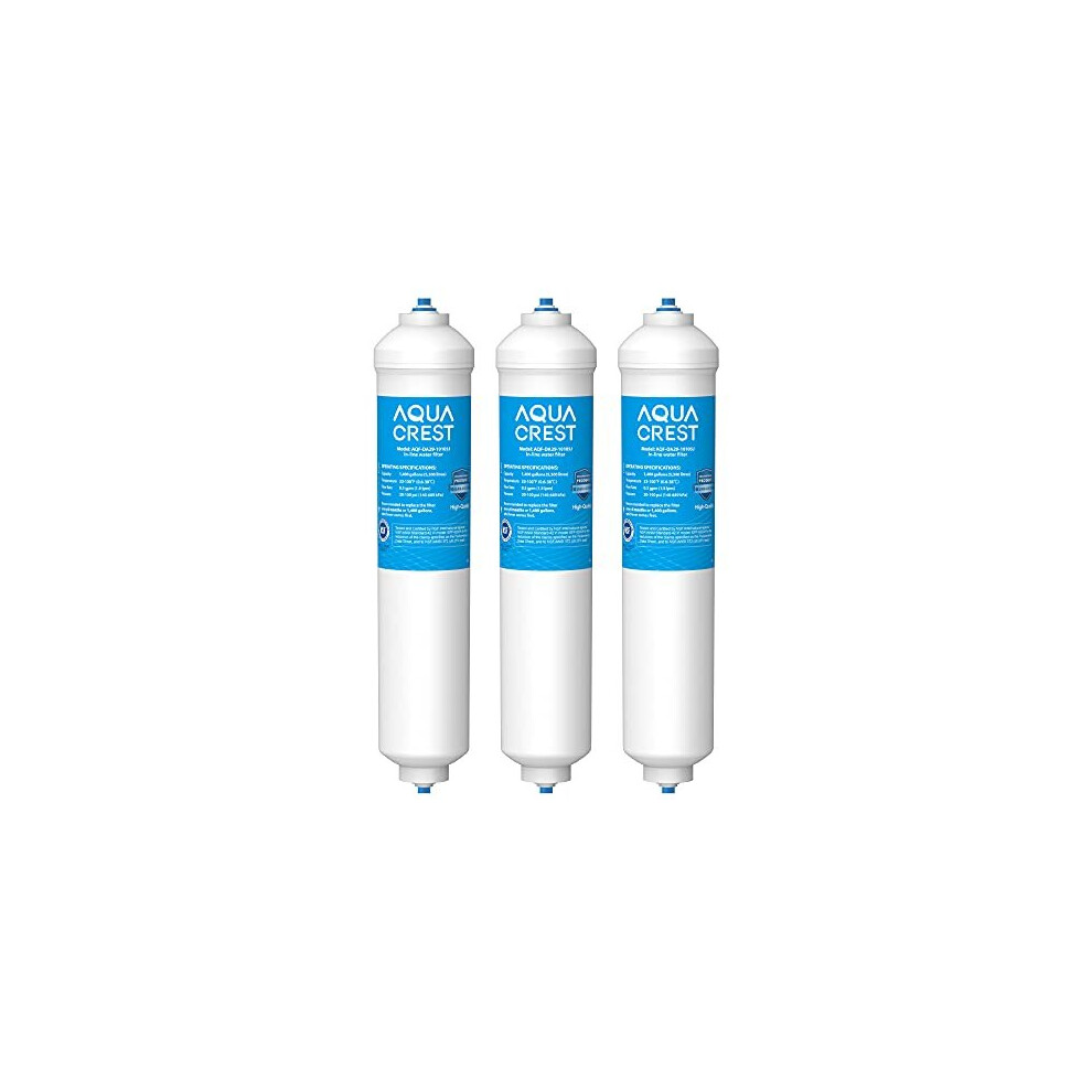 3X AQUACREST DA29-10105J Fridge Freezer Water Filter, Replacement for Samsung (ONLY External) DA29-10105J DA99-02131B HAFEX/EXP American Style DA