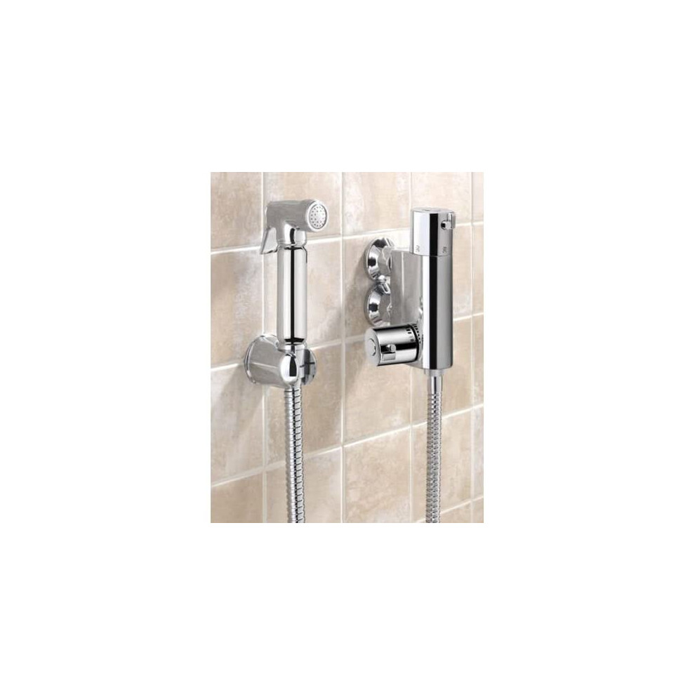 Elegant Thermostatic Mixer Bidet Shower, Brass
