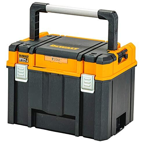 DeWalt DEWALT , Black and Yellow TSTAK 2.0 Deep Toolbox with Long Handle 1