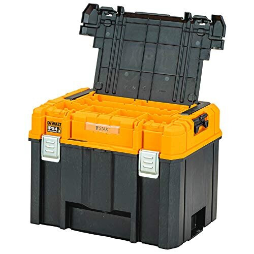 DeWalt DEWALT , Black and Yellow TSTAK 2.0 Deep Toolbox with Long Handle 2