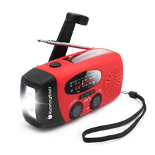Wind Up Solar Radio,Emergency Hand Crank Radio Dynamo Radio with Rechargeable USB Phone Charger,Flashlight Torch by RunningSnail | Emergency Use