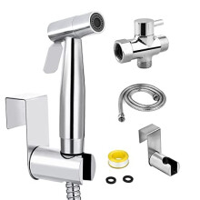 Handheld Bidet Sprayer Kit for Toilet,Stainless Steel Bidet Taps,Suitable for Feminine Hygiene,Pet Cleaning,Toilet Cleaning,Can Be Mounted on The