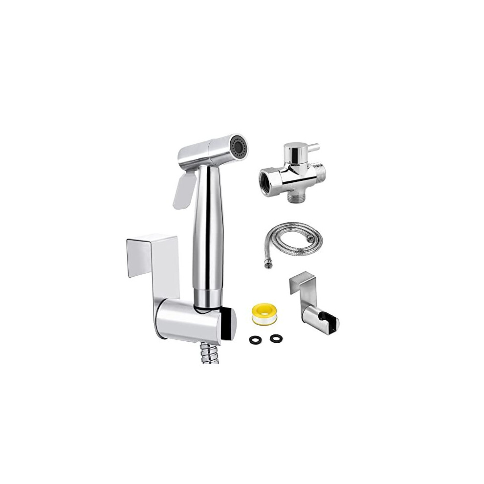 Handheld Bidet Sprayer Kit For Toilet,Stainless Steel Bidet Taps,Suitable For Feminine Hygiene,Pet Cleaning,Toilet Cleaning,Can Be Mounted On The 192188211092