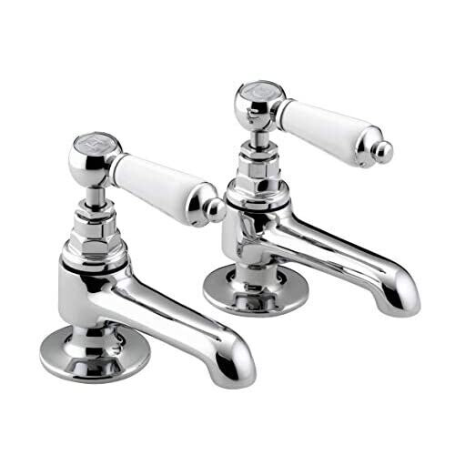 Bristan Bristan RS 1/2 C Renaissance Basin Taps - Chrome