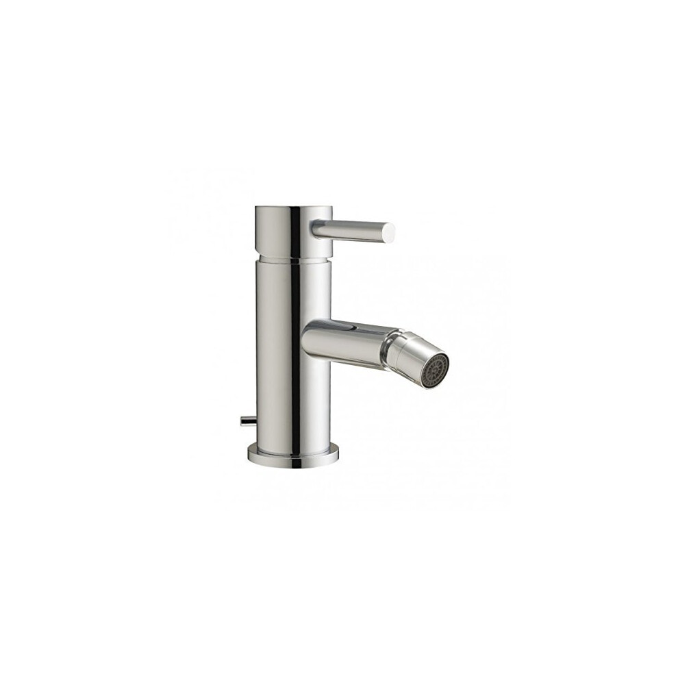 Home Standard Aspen Bathroom Single Lever Chrome Mono Bidet Mixer Tap with Slotted Sprung Waste