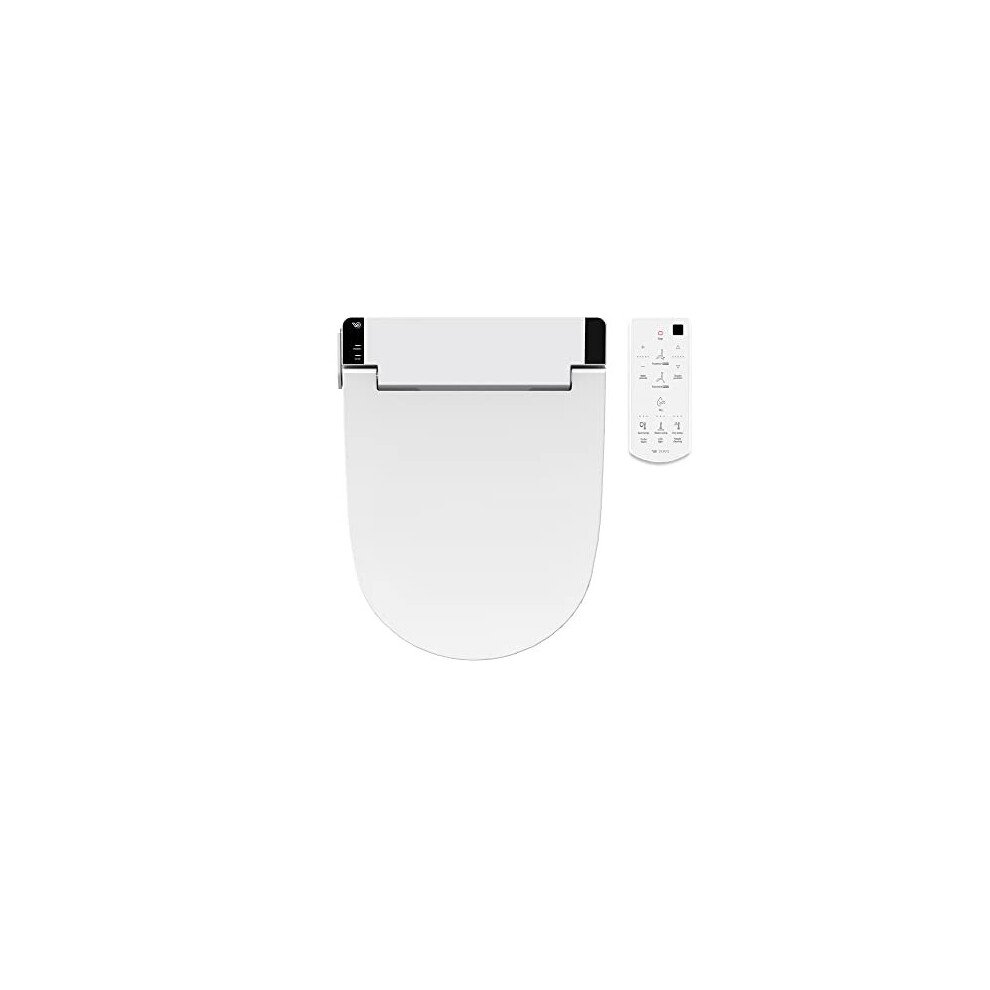 Vovo Stylement Vb-6100Sr Electronic Smart Bidet Toilet Seat, Easy Install, Heated Seat, Warm Dry And Water, Led Nightlight, Eco Power Save,Self C 8809699610970