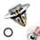 Sink Plug, Sink Strainer Spring Core Pop Up Drain Plug, Universal Sink Stopper Replacement for Bathroom and Kitchen,Chrome Bath Plug No Overflow 1