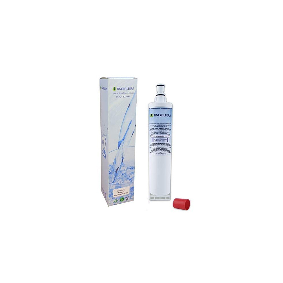 Finerfilters Compatible Fridge Water Filter Cartridge for Whirlpool Fridge, Replaces SBS002, S20BRS, 4396508, 481281729632