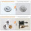 Sink Plug, Sink Strainer Spring Core Pop Up Drain Plug, Universal Sink Stopper Replacement for Bathroom and Kitchen,Chrome Bath Plug No Overflow 4