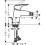 Hansgrohe hansgrohe Logis bidet tap 70, pop-up waste, chrome 2
