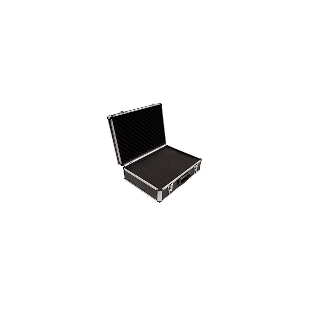 Peaktech 7310 Flight Case With Padded Foam, Lockable Storage Toolbox, Portable Aluminium Box With Protective Cubed Foam, Universal Aluminium Ca 4250569403286