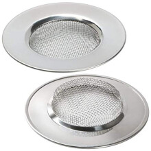2 PCs 7.5 X 1.8 CM Bathroom Shower Hair Sewer Plug Cleaner Wash basin Metal Hairs Trap Catch Hole Bathtub Drain Catcher Bath Strainer Mesh Long H