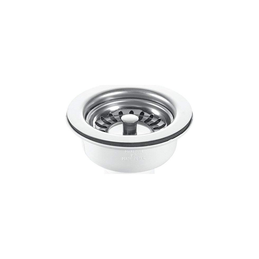 Cabinetsforbathrooms McAlpine BWSTSS 1Â½" Basket Strainer Waste - Stemball Plug - Color : Chrome Finish