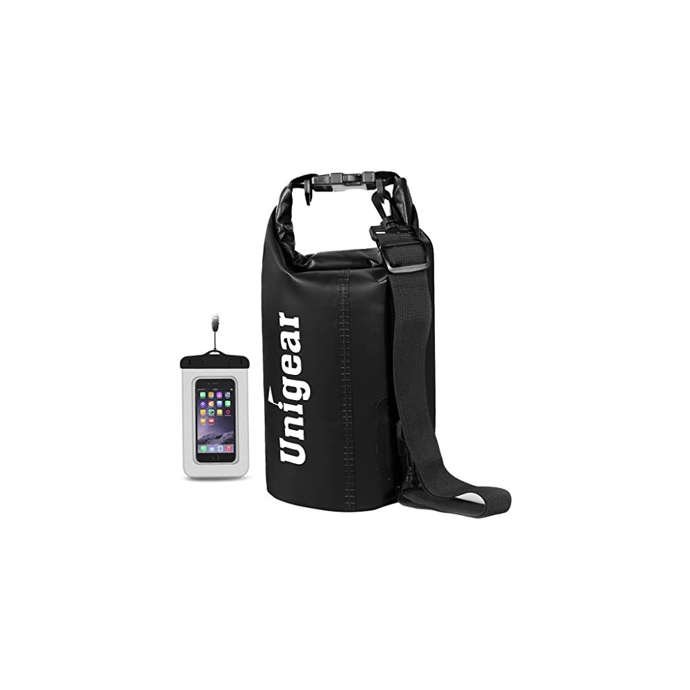 Unigear Dry Bag 2L/5L/10L/20L/30L/40L Waterproof Dry Sack Roll Top with Phone Case and Long Adjustable Shoulder Strap for Boating/Kayaking/Fishin
