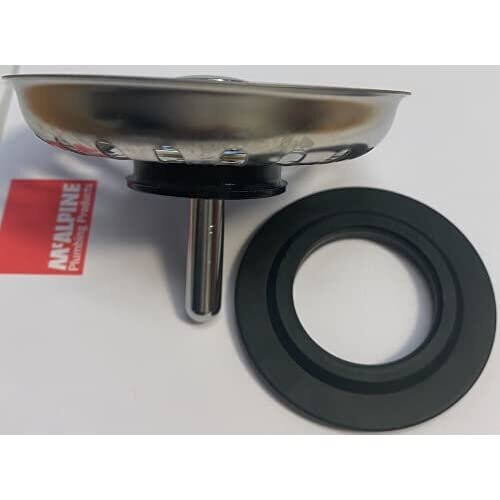 Basket Strainer Plug Waste Rubber Washer ONLY Seal for McAlpine Kitchen Sink Plug 2