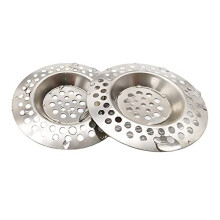 (2 pcs) 70mm Stainless Steel Kitchen Sink Strainer Plug Sink Sieve Sink Hole Strainer Drain Protector for Bathroom and Kitchen, Hair Catcher Stop