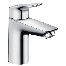 hansgrohe Logis basin mixer tap 100 with CoolStart energy saving function and pop up waste, chrome 71102000