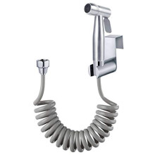 Handheld Bidet Sprayer Toilet with Water Tank Hook and 59in ABS Flexible Telescopic Shower Hose for Bathroom Douche Diaper Cleaning, Pet Bath, Cl