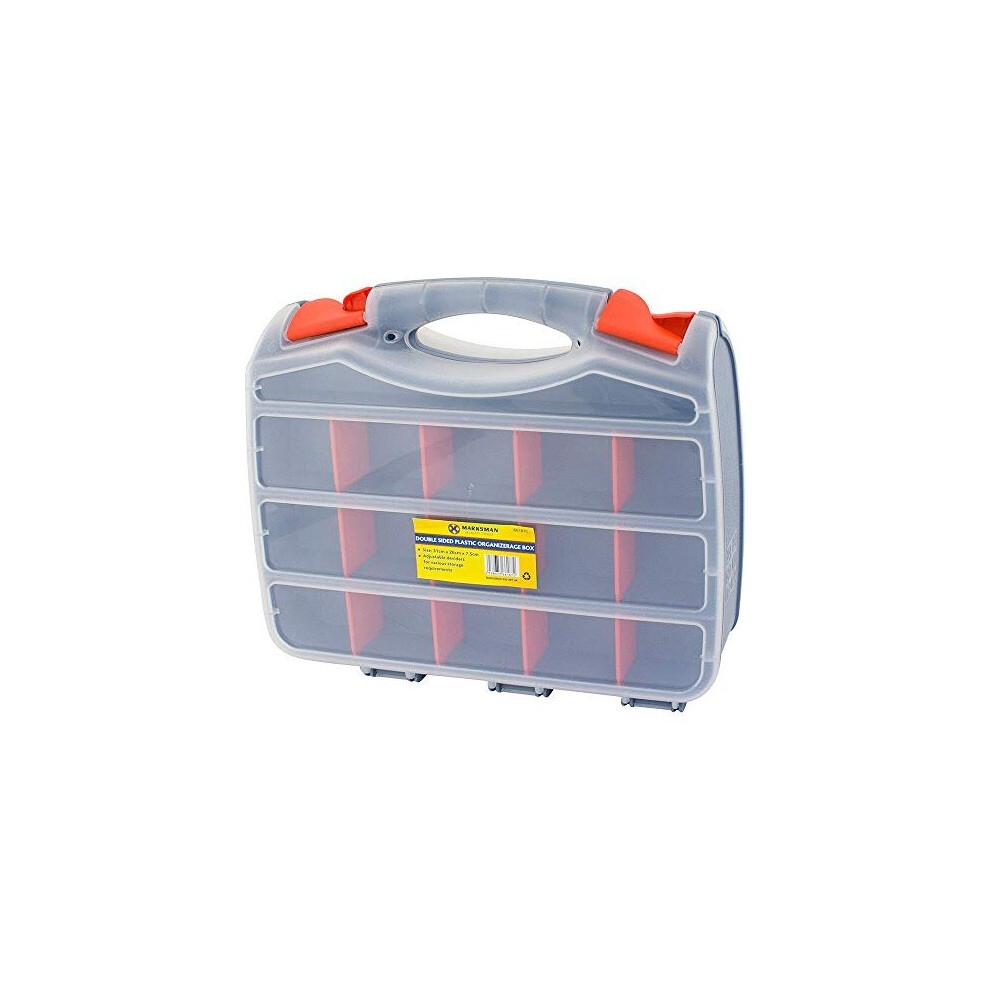 Tool Box Bits 2 Sided Storage Organiser 30 Compartments Case Screws Diy Assorted 5056316798761