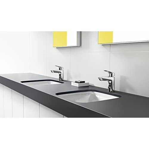 Hansgrohe hansgrohe Logis basin mixer tap 100 with CoolStart energy saving function and pop up waste, chrome 71102000 2