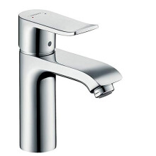 hansgrohe Metris basin mixer tap 110 without waste, chrome 31084000