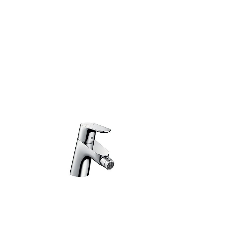 Hansgrohe Focus Bidet Tap, Push-Open Waste, Chrome