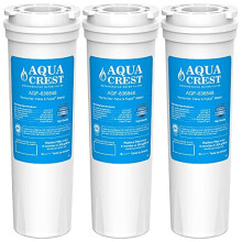 3X AQUACREST 836848 Fridge Water Filter, Compatible with Fisher & Paykel 836848, 836860, E404BRXFDU, E522BRXFDU, PS2067635, Amana/Maytag/Admiral