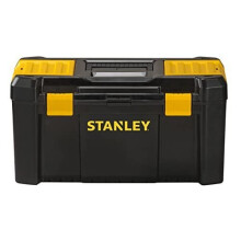 Stanley STST1-75520 Essential 19" Toolbox with Plastic Latches, Black/Yellow