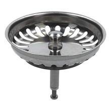 Blanco 125555 Strainer Basket with Pins for Eccentric Operation Stainless Steel, 8.2cm