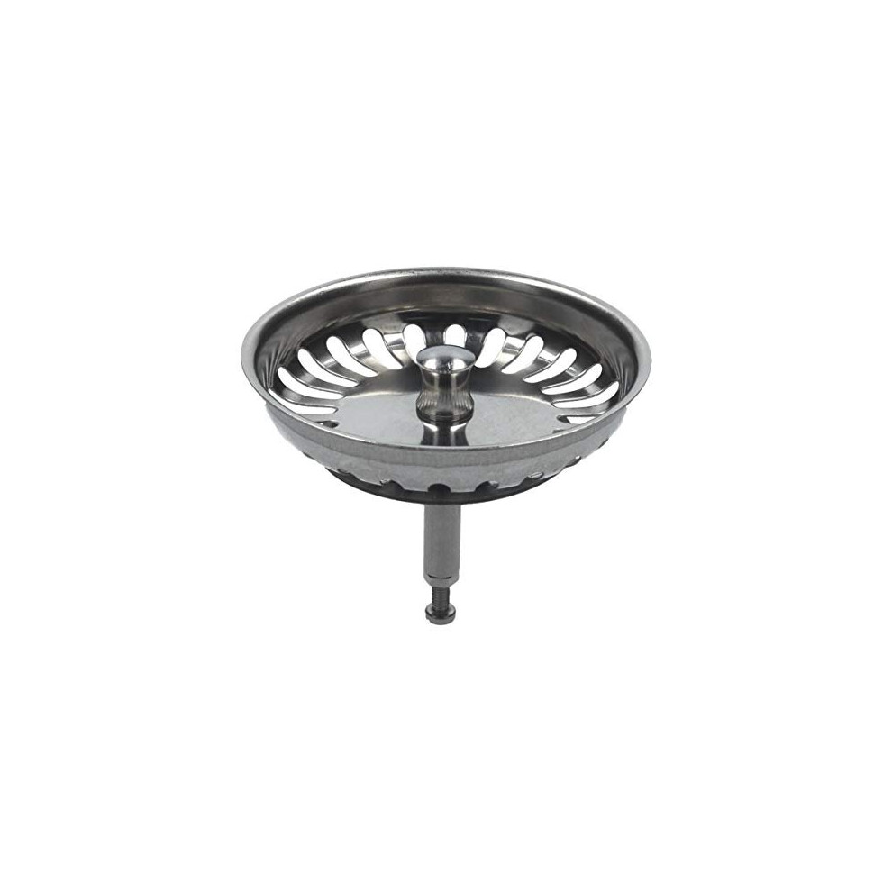 Blanco 125555 Strainer Basket with Pins for Eccentric Operation Stainless Steel, 8.2cm